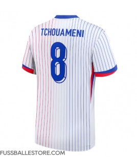 Günstige Frankreich Aurelien Tchouameni #8 Auswärtstrikot EM 2024 Kurzarm